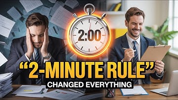 The 2-Minute Rule That Changed Everything ⏱️ | Beat Procrastination Fast (UK/USA)