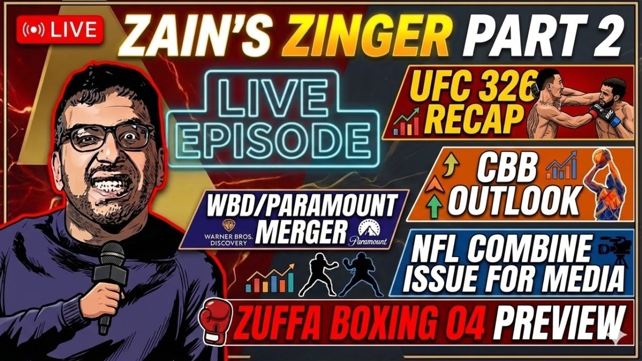 WBD Paramount Merger EXPLAINED: The End of Streaming? + UFC 326 Recap