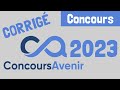 Concours  concours avenir 2023