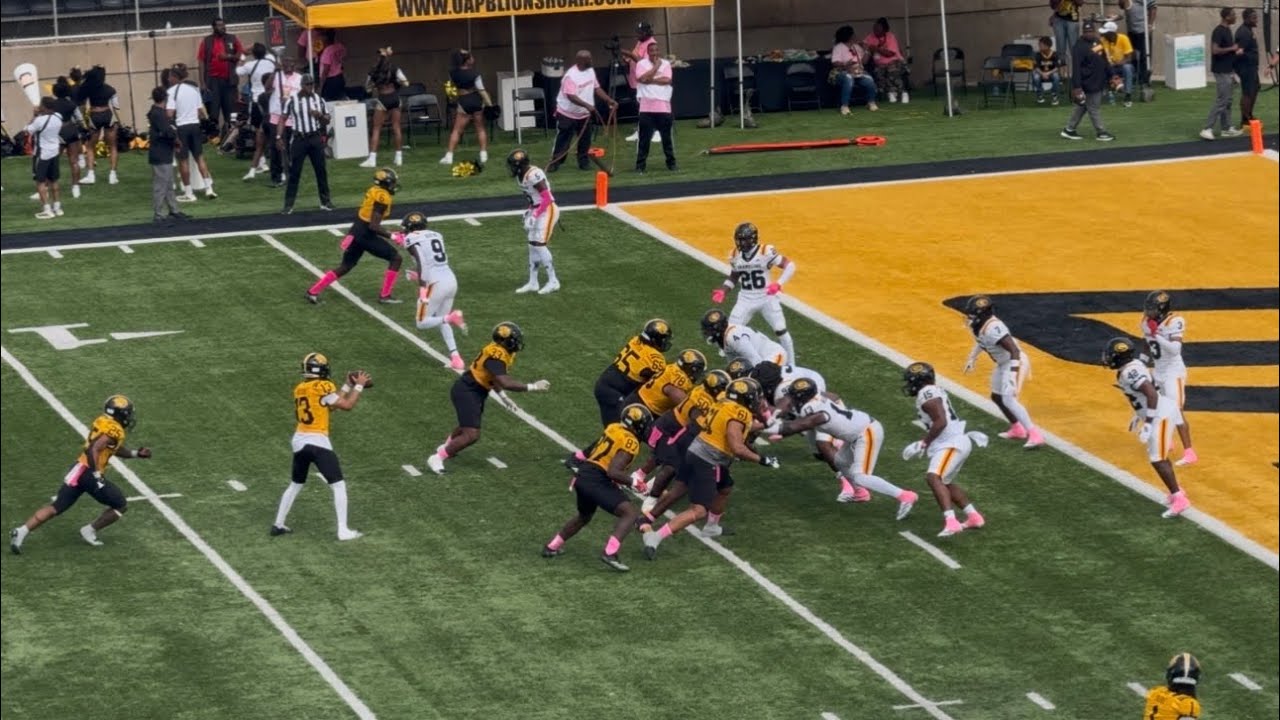 UAPB против GRAMBLING STATE: лучшие моменты || Защита GSU Tigers останавливает UAPB за 4 секунды ...