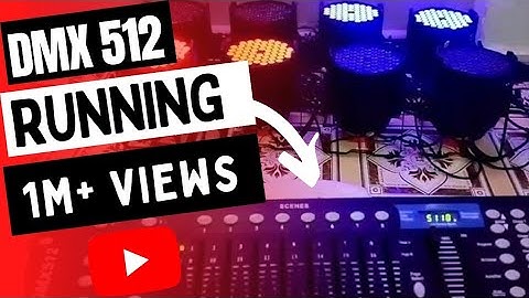 How to Run Led Par Light in hindi | DMX 512 Controller Programming | DMX512 Full Setting in Hindi