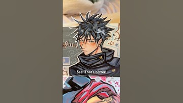 It’s not that bad!- #art #jjk #drawing #artist #anime #fanart #sketchbook #redraw #megumifushiguro