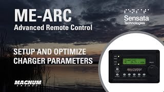 Setup and Optimize Charger Parameters with the MEARC Remote