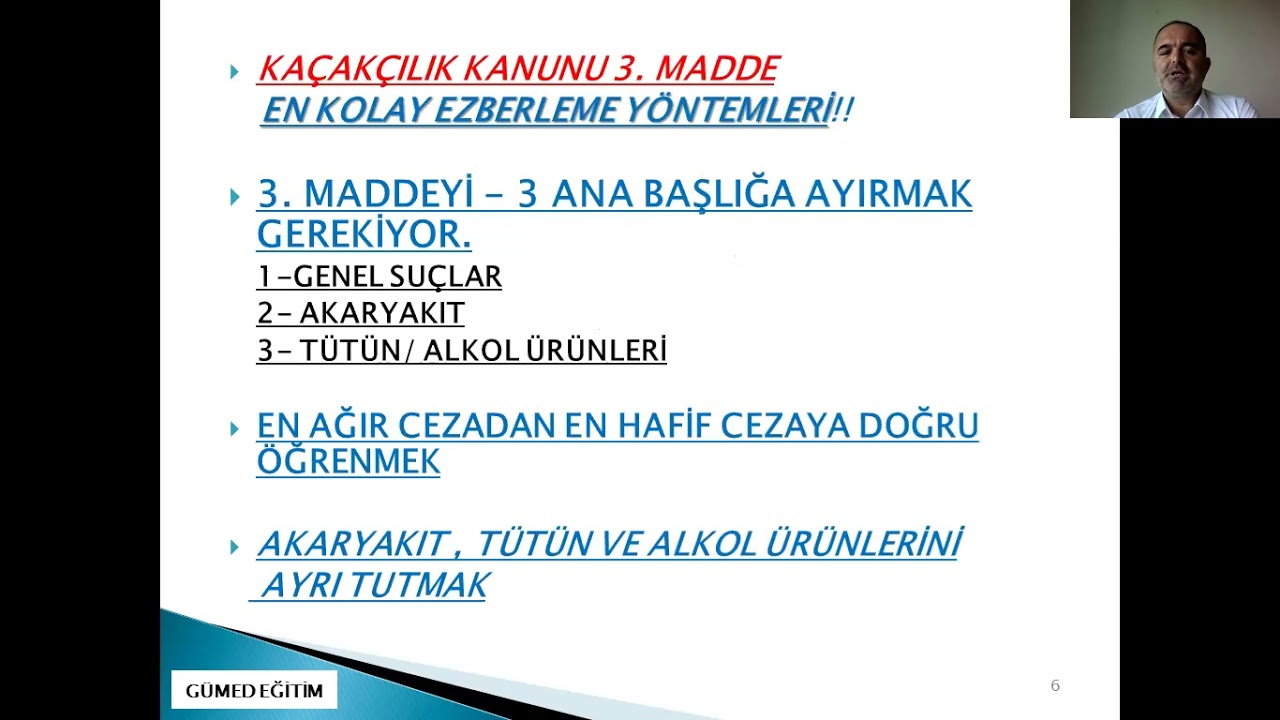 KAÇAKÇILIKLA MÜCADELE DERSİ - ŞÜKRÜ KIZILKURT GÜMED EĞİTİM 2022