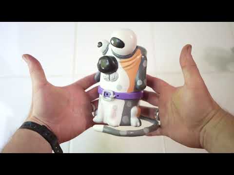 3D Printed Designer Art Toy - Trash Can Dog