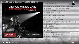 Simple Minds Live - Big Music Tour 2015 - CD02 of 2