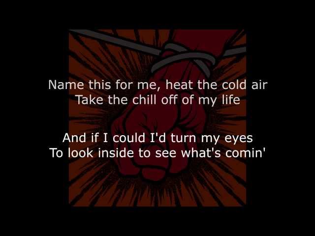 Metallica  The Unnamed Feeling Lyrics (HD) class=