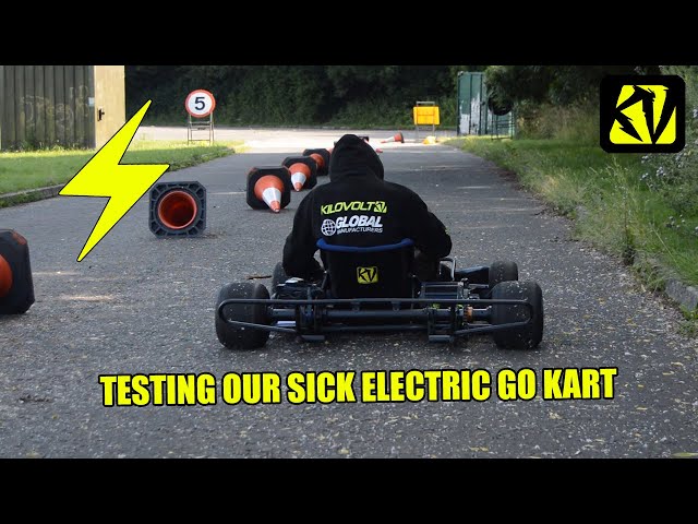 CRAZY ELECTRIC GO KART 😱 INSANE hardware failure & Test driving