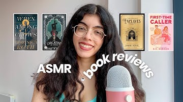 ASMR the 10 books i read and dnfed in march (45+ mins whisper rambles)
