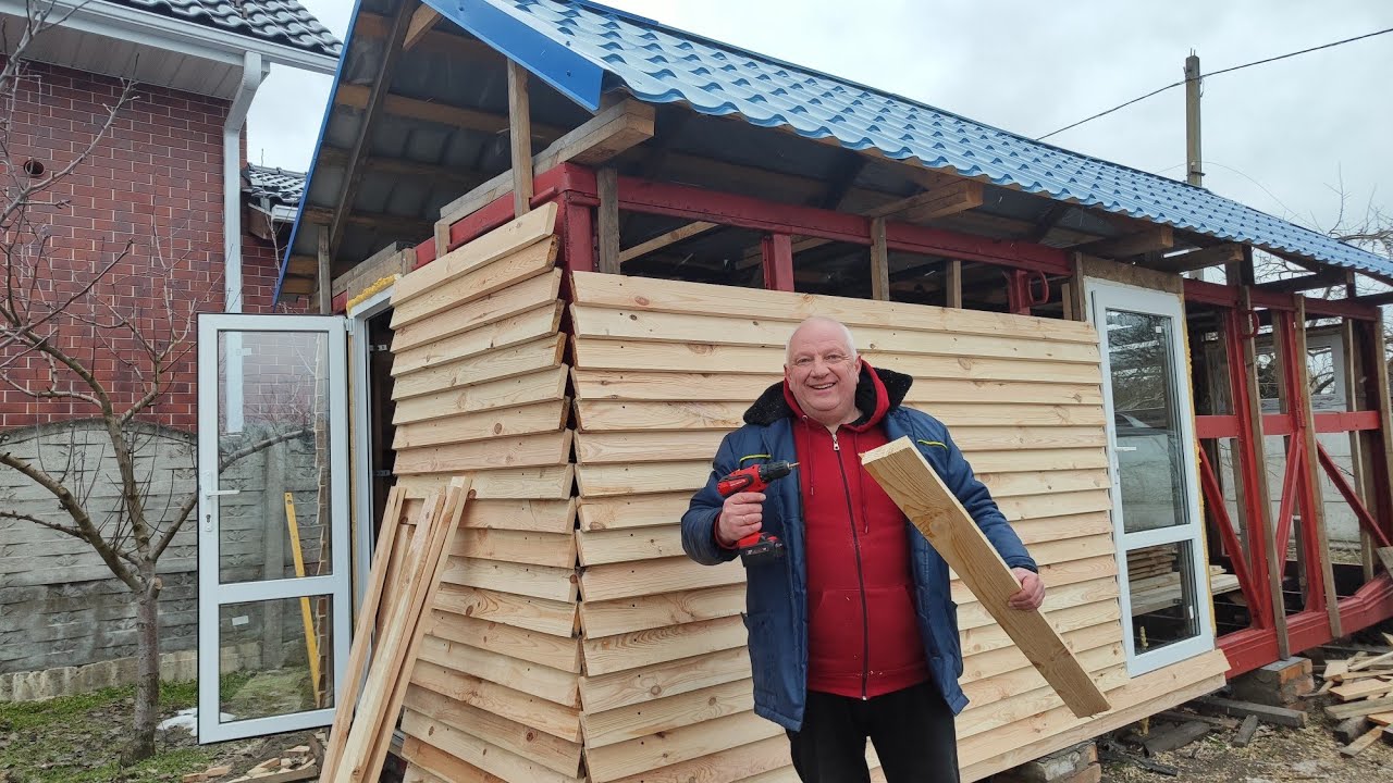 Обшивка вагончика в стиле \"Американка\", блины от Аллы на Масленицу ...