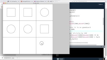 Tic Tac Toe using Lists: Fixing Bugs