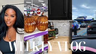 Details WEEKLY VLOG| What Did I Do To My Hair•Fall Decor Shopping• Kitchen Add Ons• News