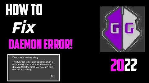 how to fix failed to run daemon on game guardian full tutorial 2022 | GG error solution