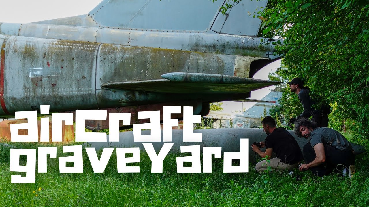 Sneaking into an aircraft graveyard