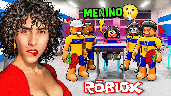Fingi ser MENINA na ESCOLA do Roblox e Enganei TODOS os Meninos