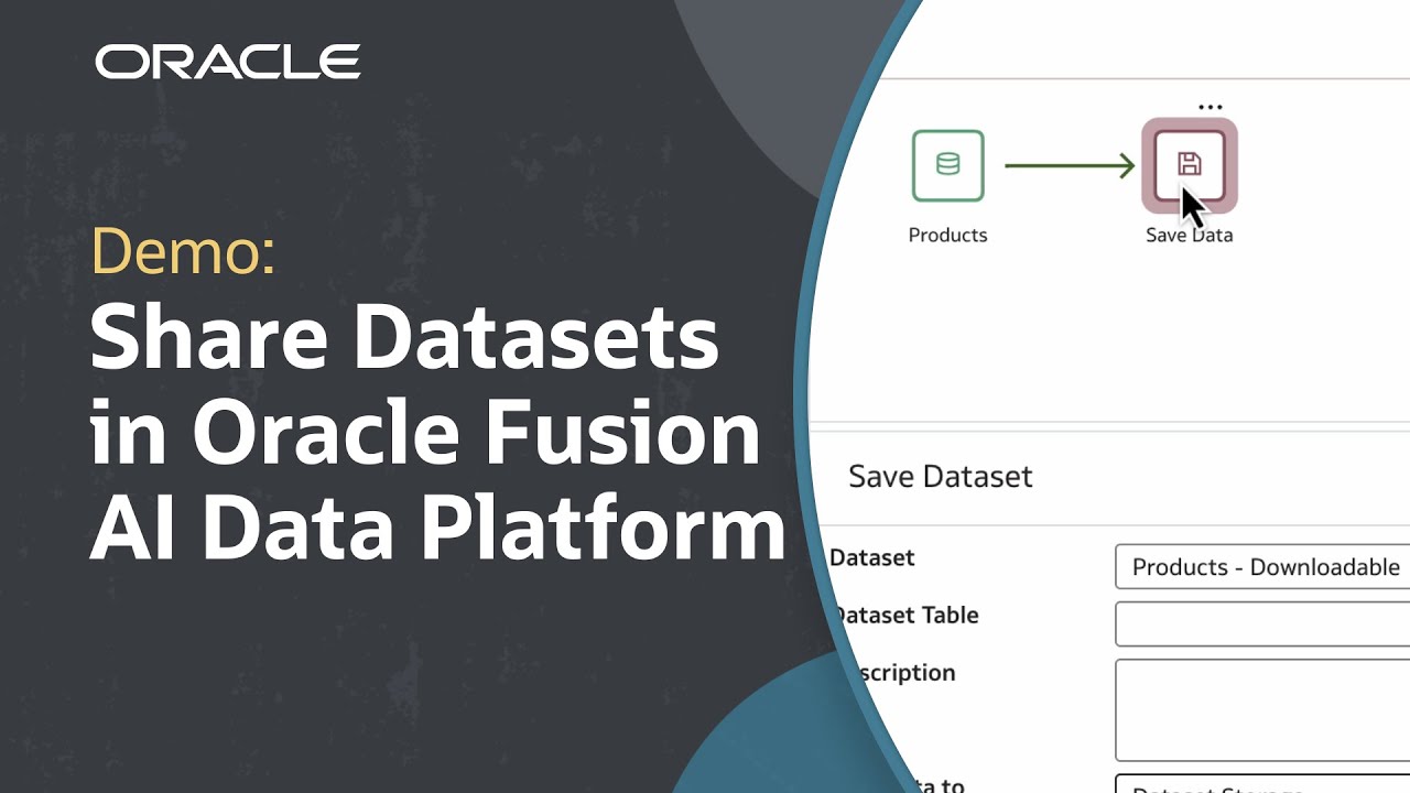 How to Export Datasets in Oracle Fusion Data Intelligence - YouTube