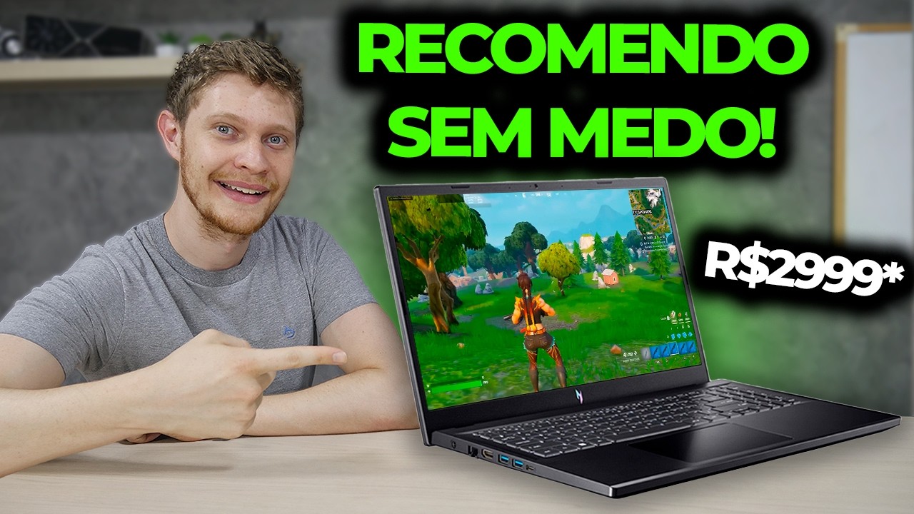 5 NOTEBOOKS GAMER CUSTO BENEFÍCIO PARA JOGOS EM 2026, ESSES EU TERIA!