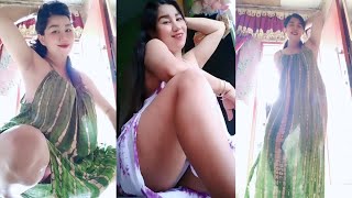 TANTE-TANTE GOYANG HOT SUKANYA PAKAI DASTER YANG TRANSPARAN #viral #trending #tranding #gununggede