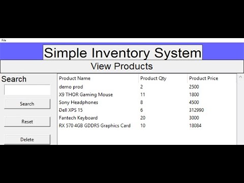 Inventory management system