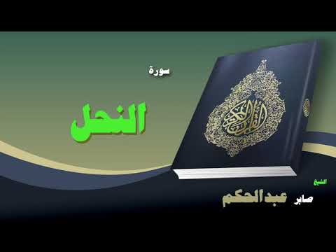 القران الكريم بصوت الشيخ صابر عبد الحكم سورة النحل