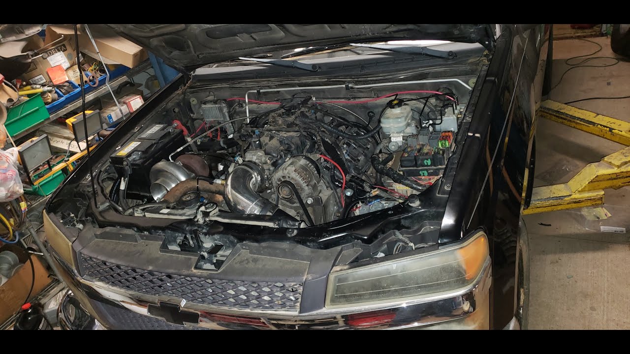 Chevy Colorado V8 Turbo LS swap - YouTube
