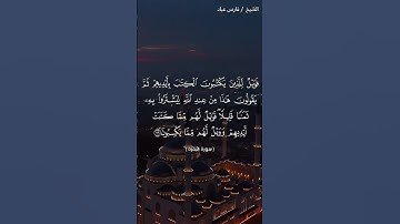 سورة البقرة الآية 79 بصوت الشيخ فارس عباد برواية حفص #القرآن_الكريم #اكسبلور #viral #المصحف #duet
