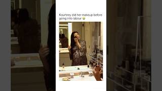 Kourtney in labour 😅😭 #kourtneykardashian#kardashians#celebrity#makeup#pregnancy#baby#viral#funny