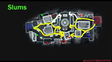 Black Ops 2 Spawns and Strategies on Slums (Domination Spawns)