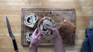 Sourdough Cinnamon Raisin Bread