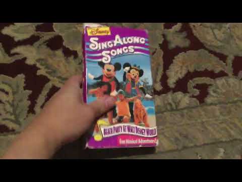 My Disney Sing Along Songs VHS Collection (Redo)