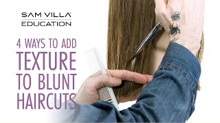 4 Ways to Add Texture to Blunt Haircuts
