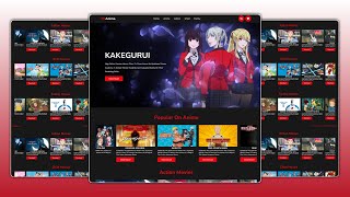 How to Create Anime Streaming Website using HTML CSS JAVASCRIPT ㊙️ 🚀Unlock the Secrets screenshot 2