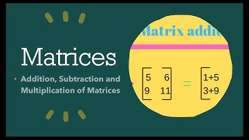Introduction to Matrices: Definition, Addition, Scalar Multiplication & Matrix Multiplication