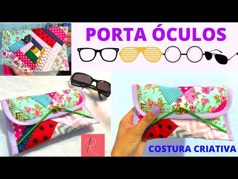 FABRIC PATCH GLASSES HOLDER - FAST AND EASY STEP BY STEP