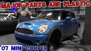 How cheaply can they make cars?!? CAR WIZARD shocked what's plastic on this '07 Mini Cooper S