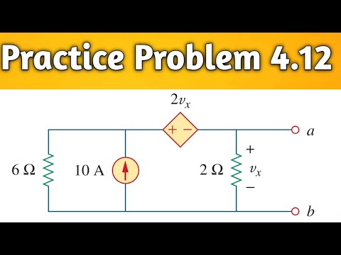 Practice Problem 4.12 | Norton&rsquo;s Theorem with Dependent Source | in Urdu & Hindi.