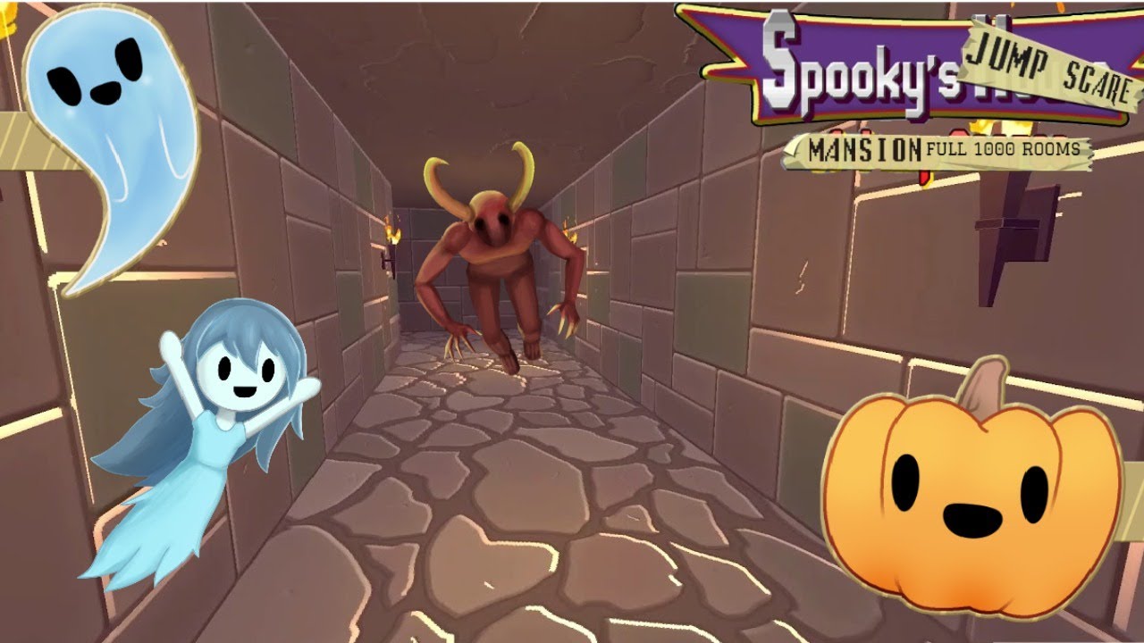 Spooky's Jump Scare Mansion All 1000 rooms YouTube