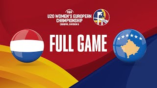 Netherlands v Kosovo | Full Basketball Game | FIBA U20 Women's European Championship 2023