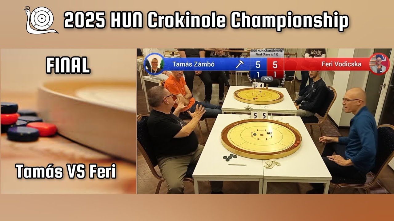 Tamás VS Feri - FINAL of 2025 HUN Crokinole Championship