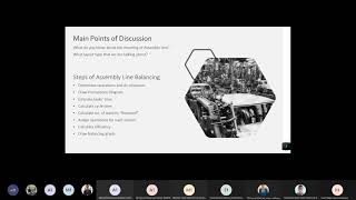 Sec (1) (Facility planning)  Assembly Line Balancing