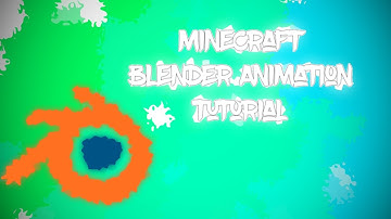 Basic Minecraft Blender Animation | Gfx Tutorial #1