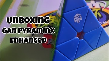 Unboxing Gan Pyraminx (Enhanced)
