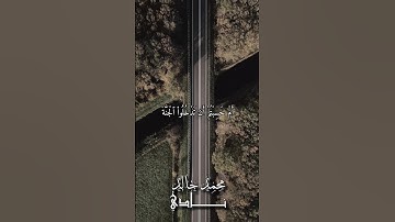 تلاوة هادئة بصوت القارئ محمد خالد نادي #islam #islamicvideo #islamic #quran