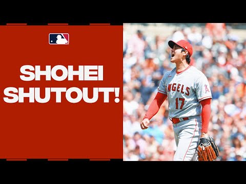 SHOHEI SHUTOUT! Shohei Ohtani throws his first MLB shutout!