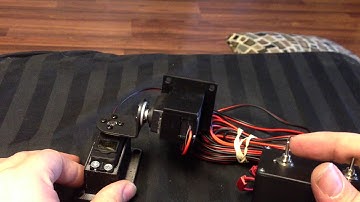 pan tilt  3D L MODIFIED Pan and Tilt MG995 Servos Sensor Mount kit Robot fpv rc 2 WIRE b3