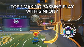 Top 1 Making Passing Play With Sinfony | Rocket League Sideswipe