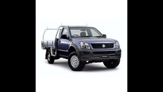 Holden RA Rodeo - Service Manual / Repair Manual