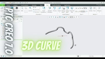 3d curve beginners intersection tutorial creo7.0