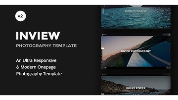 Inview - Full Screen Photography WordPress Theme | Themeforest Website Templates and Themes