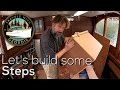 Let's build some steps. - #219 - Boat Life - Living aboard a wooden boat - Travels With Geordie